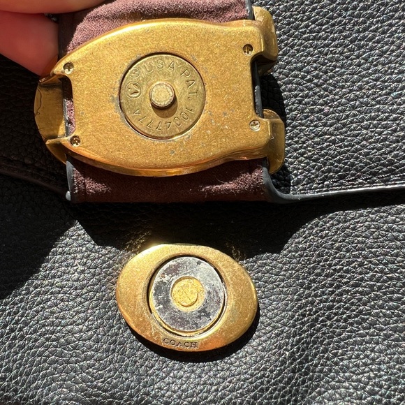 Black Leather Coach Tabby Shoulder Bag 26 - Picture 7 of 10